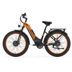 Dynaride 2000W Dual-Motor Step-Through Fat-Tire Electric Bike